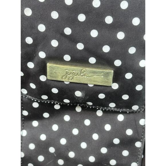 USED JuJuBe Legacy Collection Be Right Back BRB Diaper Bag Backpack Polka Dot - Picture 7 of 13